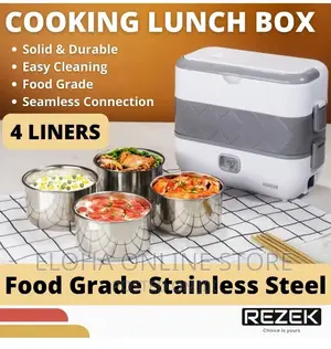 Electric Cooking Lunch Box 2 Layers 2 Litres