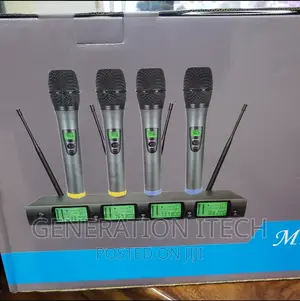 Pro Max Wireless Vocal Microphone -Pro 4400 With Four Mics