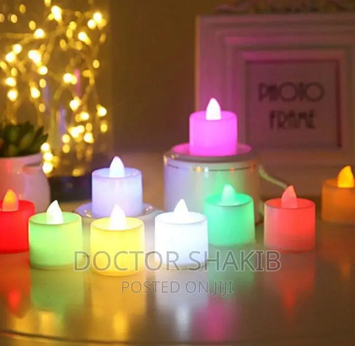 Smokeless Multicolor Led House-Use Candles