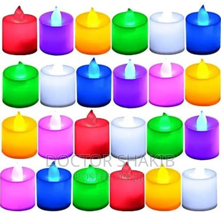 Smokeless Multicolor Led House-Use Candles