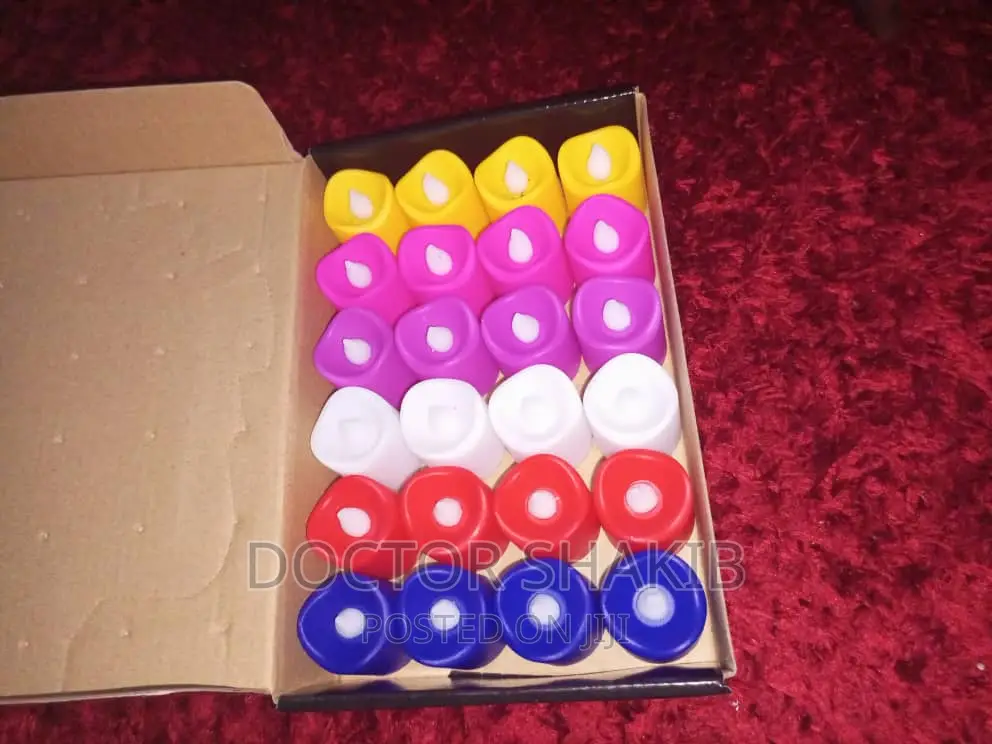 Smokeless Multicolor Led House-Use Candles