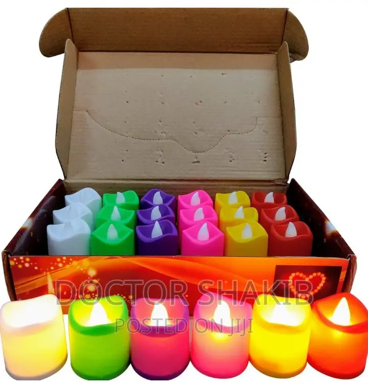Smokeless Multicolor Led House-Use Candles