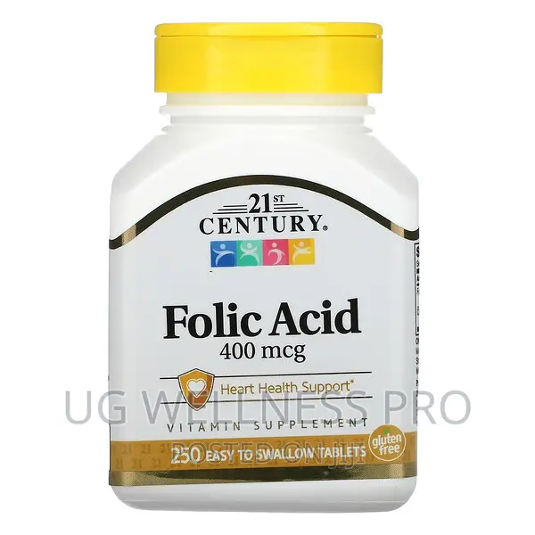 Folic Acid, 400 McG, 250 Easy to Swallow Tablets