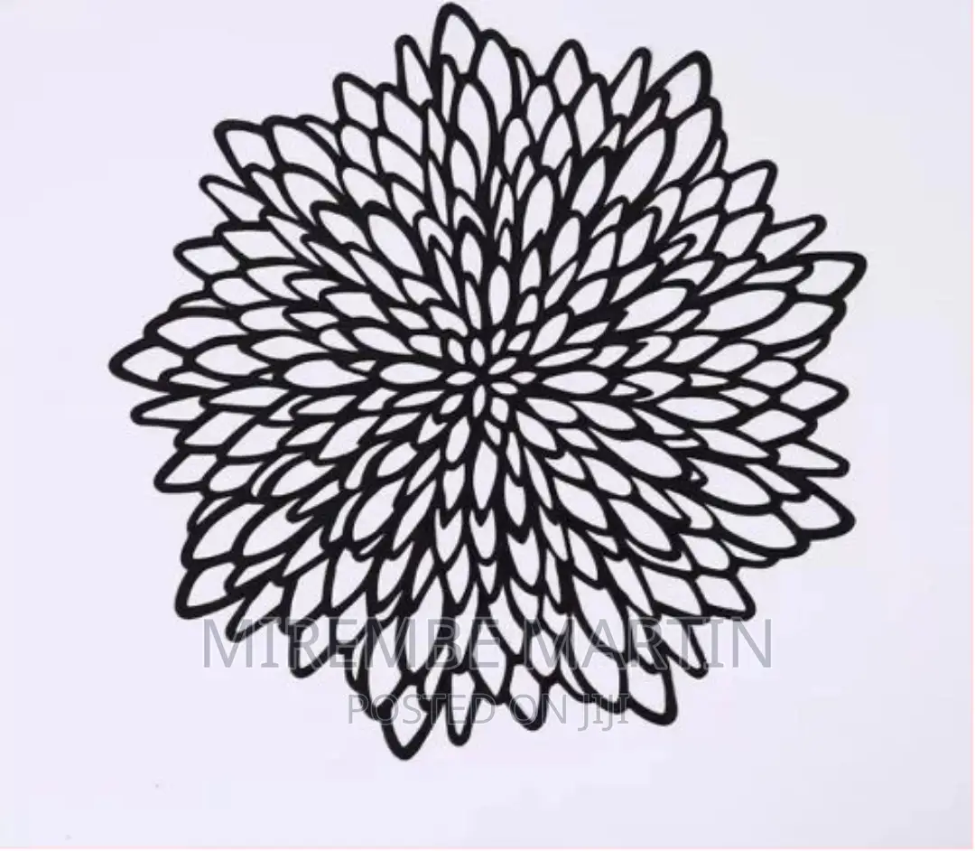 6PC Placematsflower Place Mats Dining Hollowed Table Mats