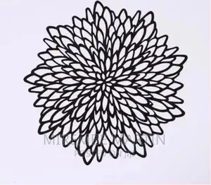 6PC Placematsflower Place Mats Dining Hollowed Table Mats