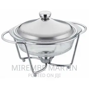 2litre Glass Soup Chafing Serving Dishes Warmer –