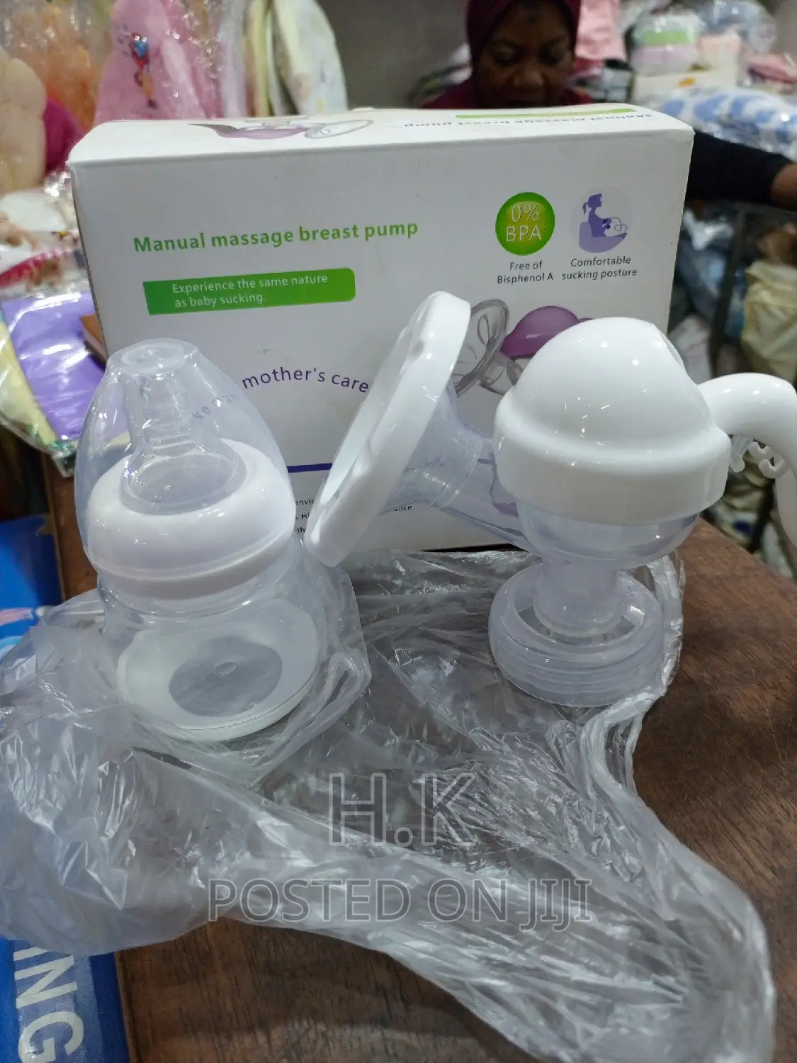 Baby Mommy Manual Massage Breast Pump Milk- 150ml Capacit