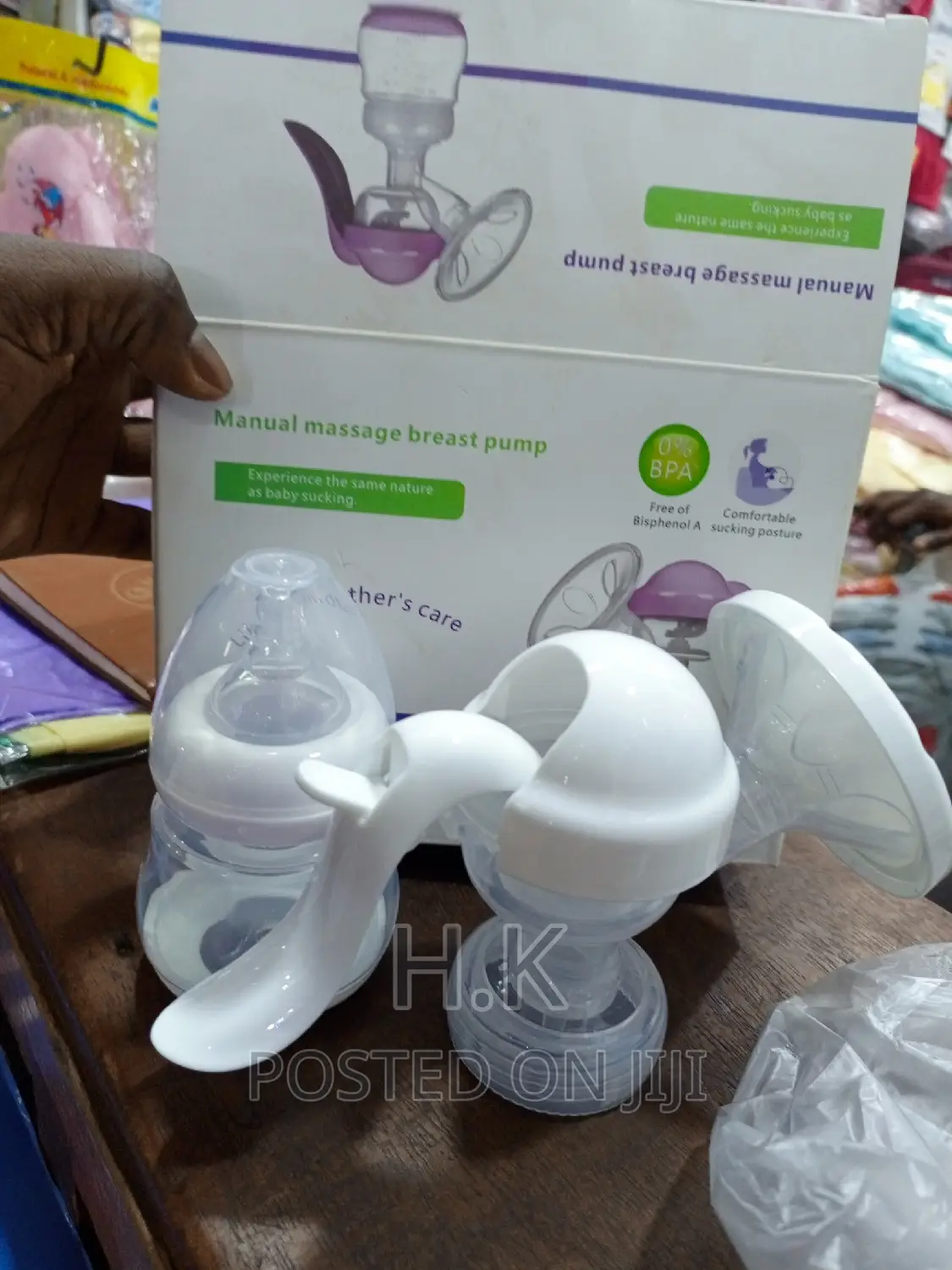 Baby Mommy Manual Massage Breast Pump Milk- 150ml Capacit