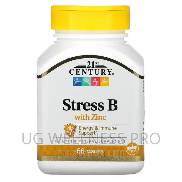 21st Century, Stress B With Zinc, 66 Tablets