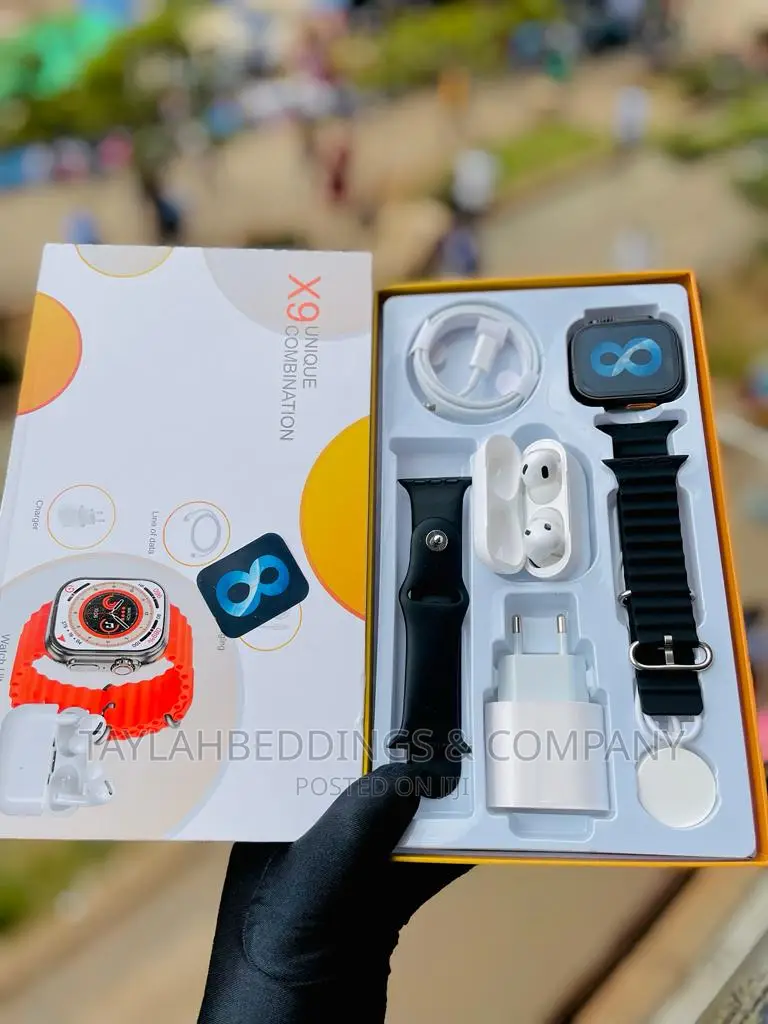 X13 Ultra Max X9 Smart Watch + Apple Airpods Pro 2