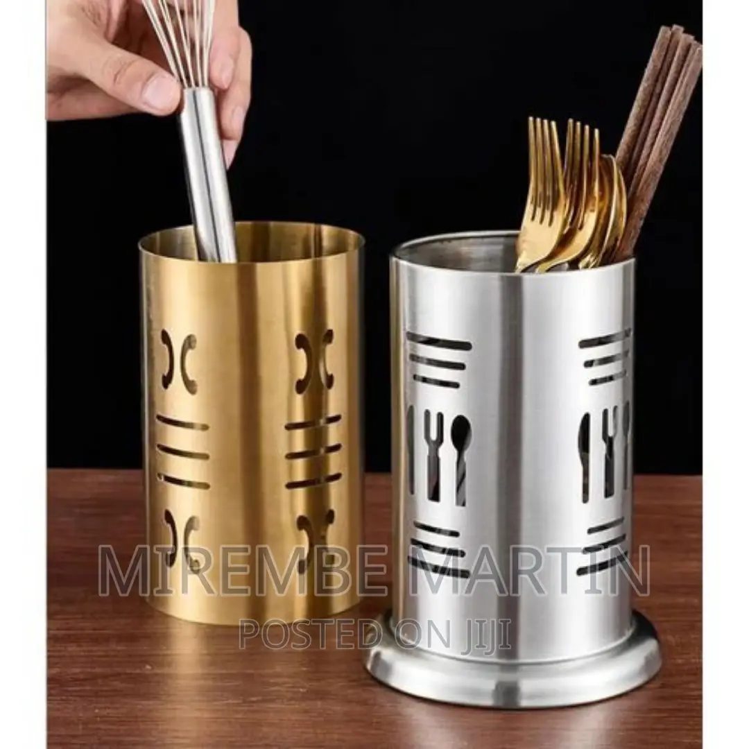 New Style Stainless Steel Golden Cutlery Holder