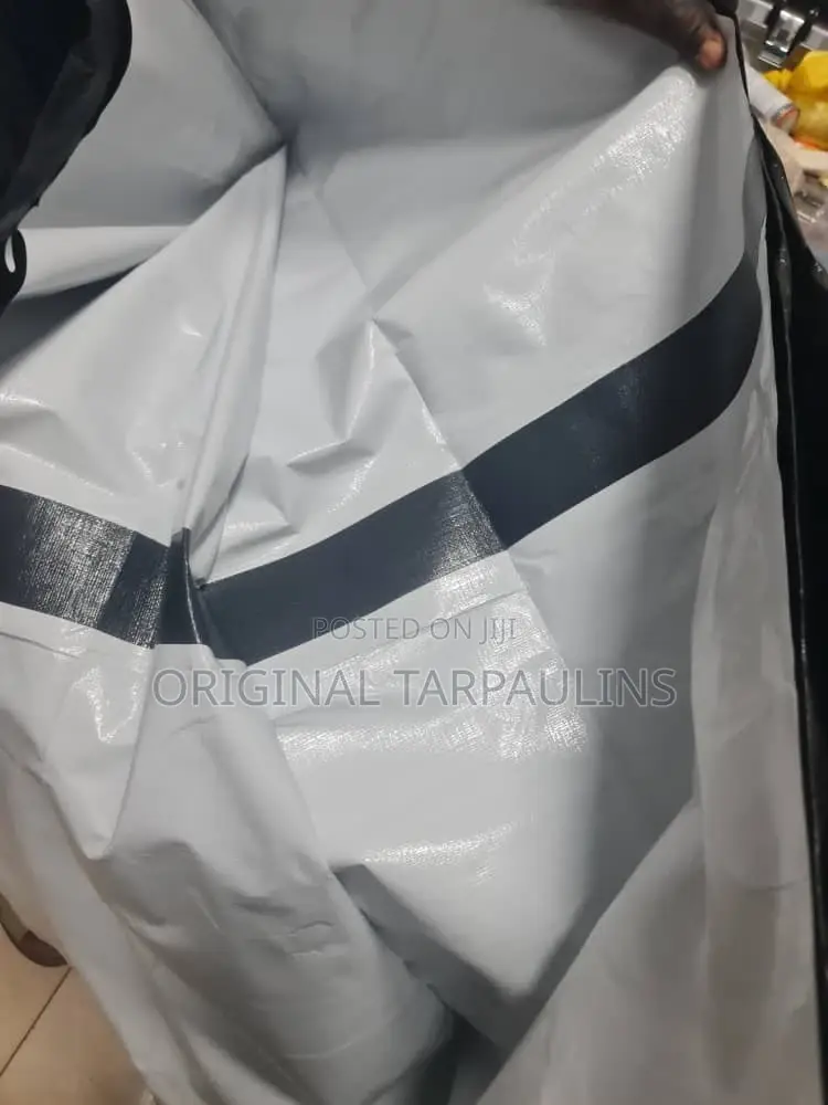 White and Black Tarpulins