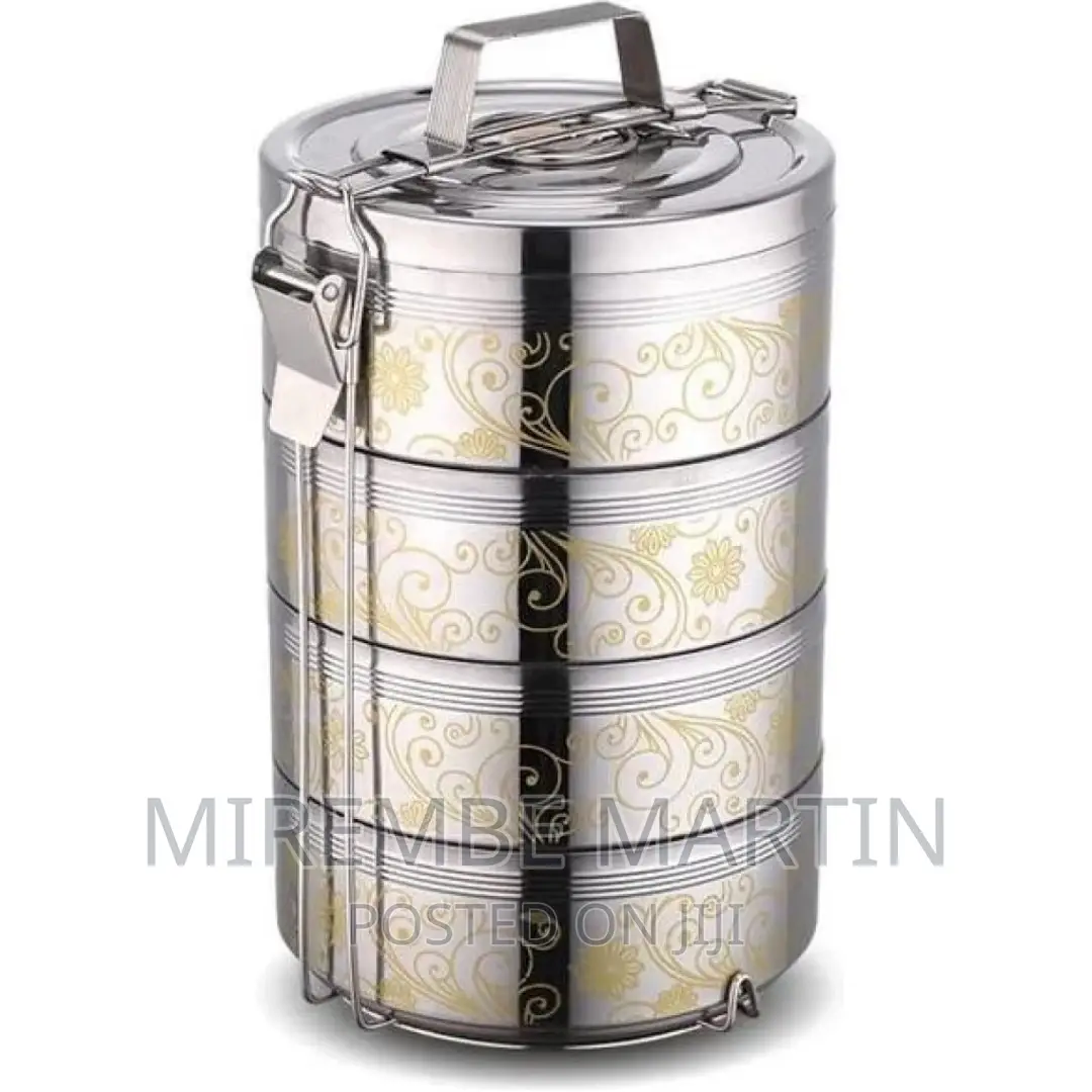 26CM Stainless Steel Air Tight 5 Layers Food Carrier Lunch