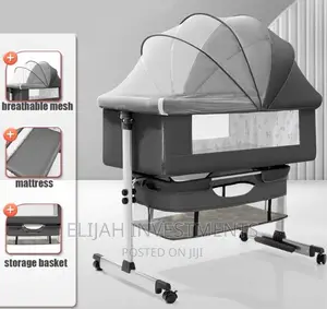 Multifunctional Bedside Baby Bed Crib