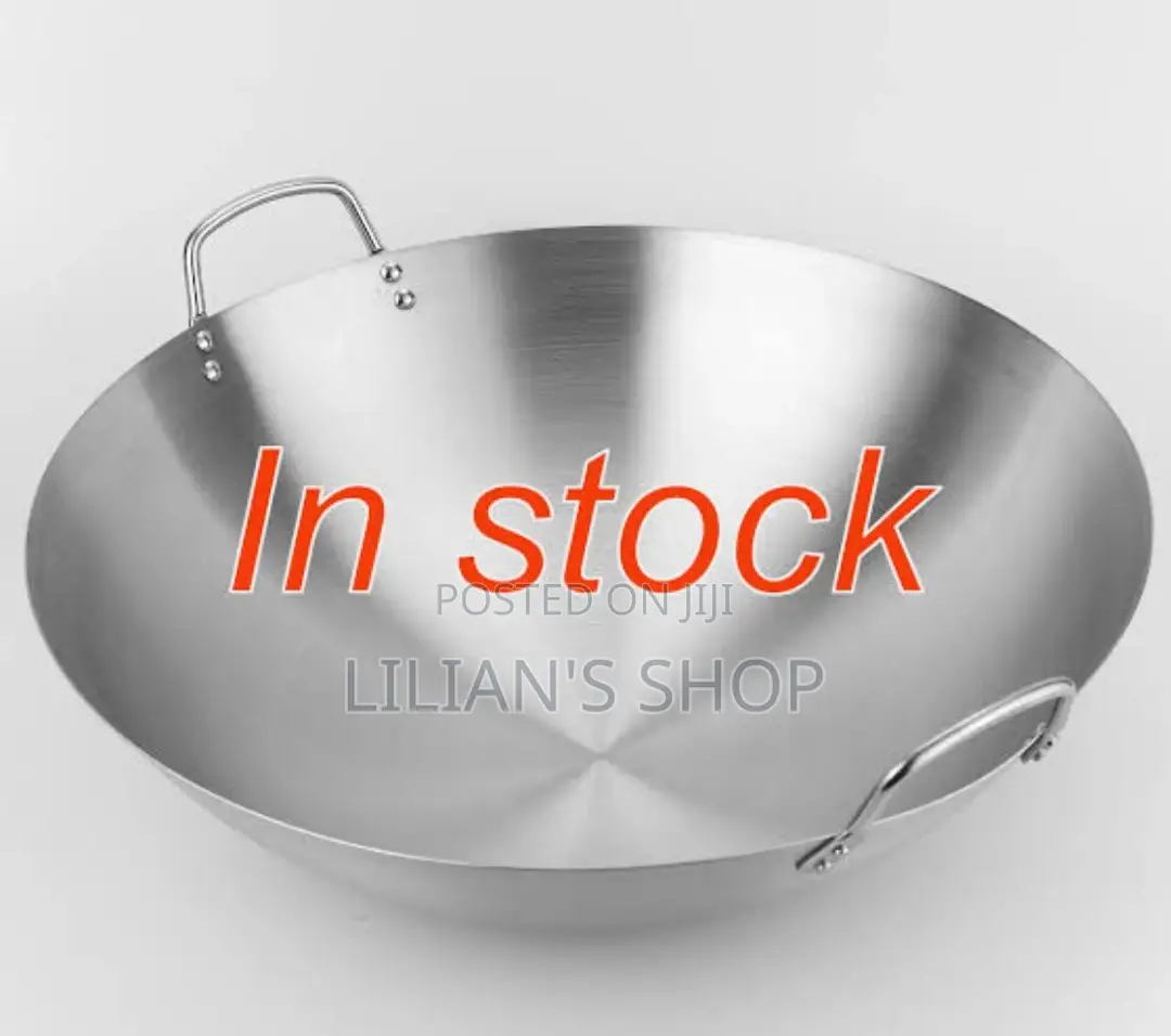 Stainless Steel Work Deep Frying Pan