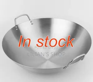 Stainless Steel Work Deep Frying Pan