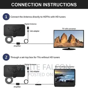 Digital Tv Indoor Antenna With Strong Signal Amplifier