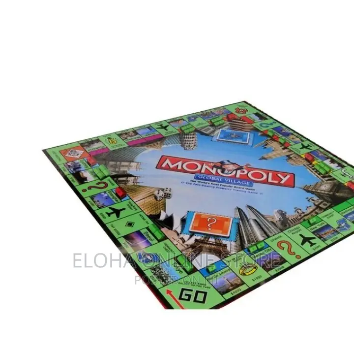Monopoly Global Village Game Board Toys and Games