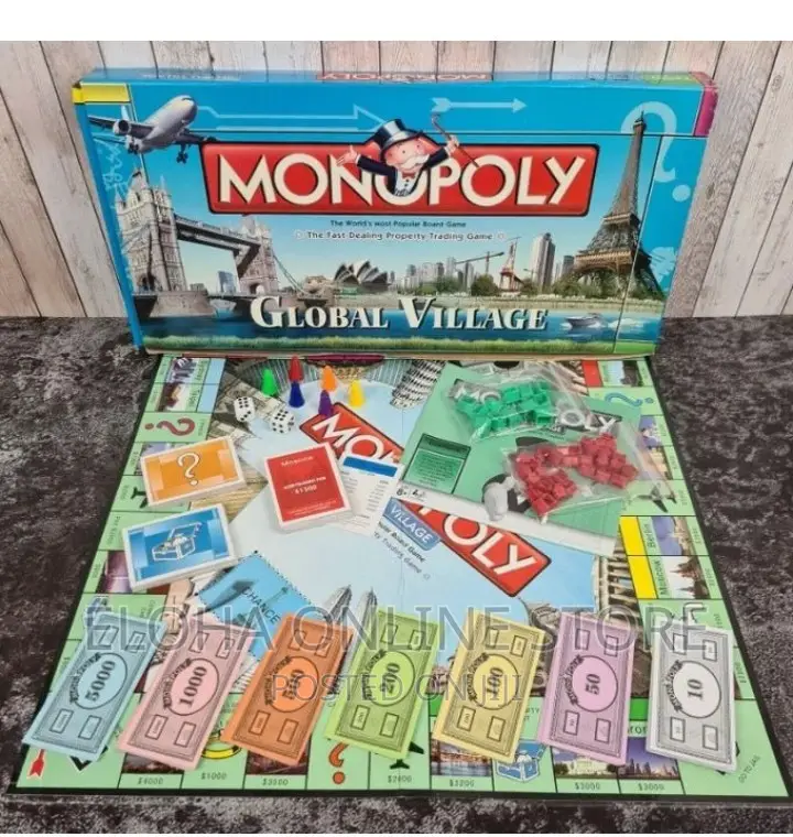 Monopoly Global Village Game Board Toys and Games