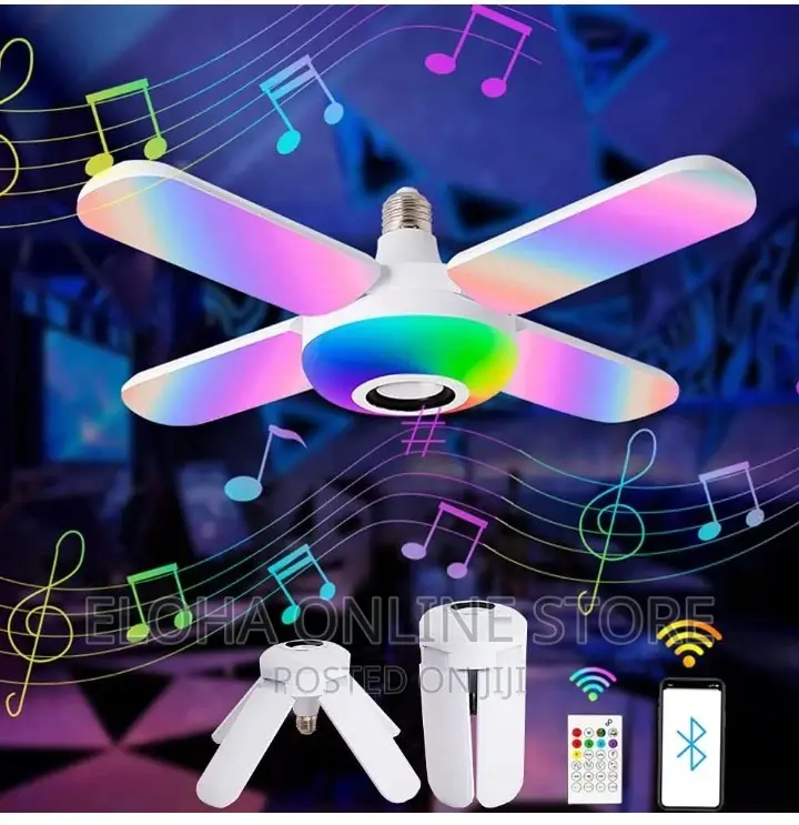 Bluetooth Music Playing Intelligent Foldable LED Lamp