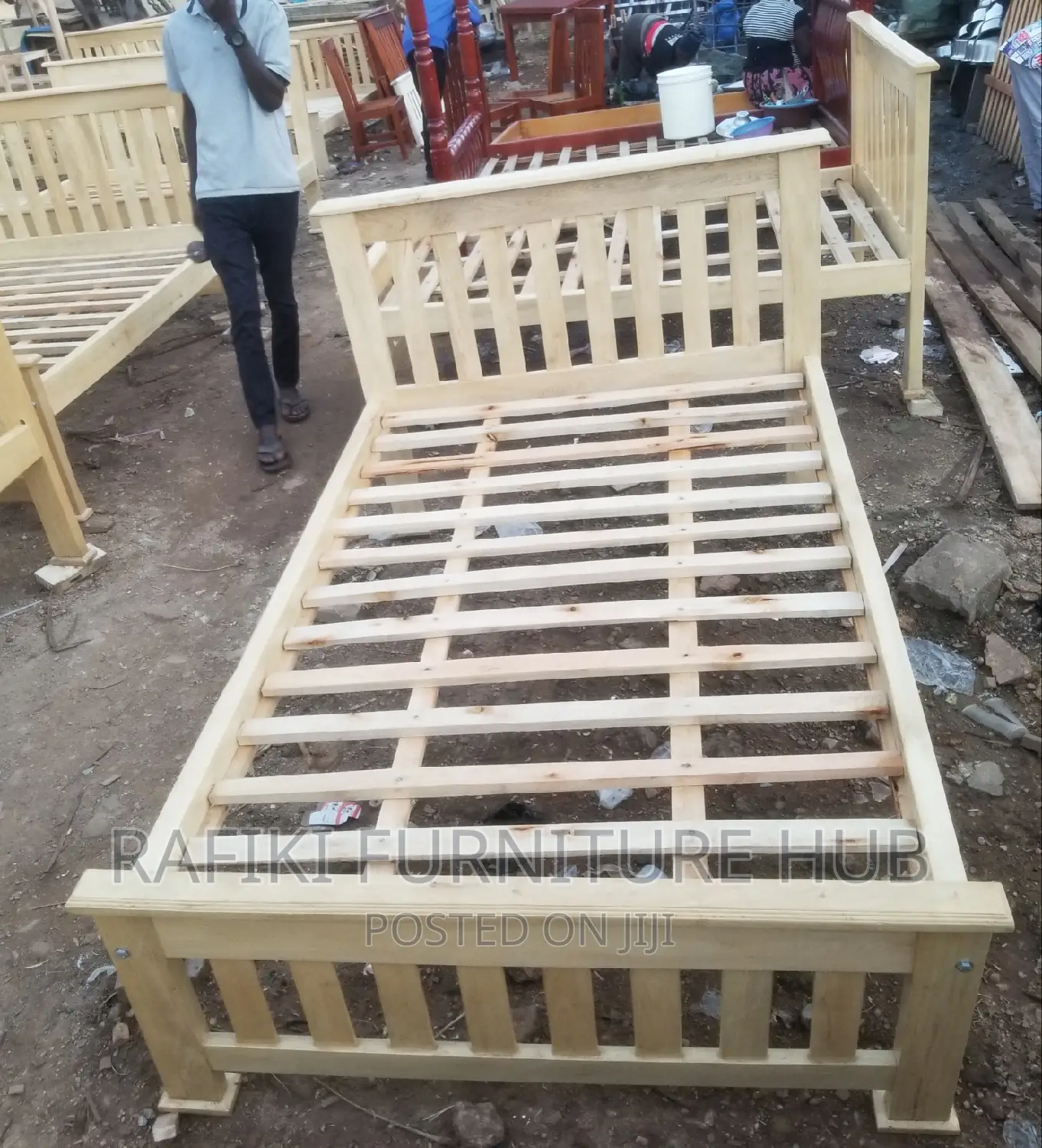Barcode Bed / 4by6 Bed / Wooden Bed / Good Bed / Best Bed