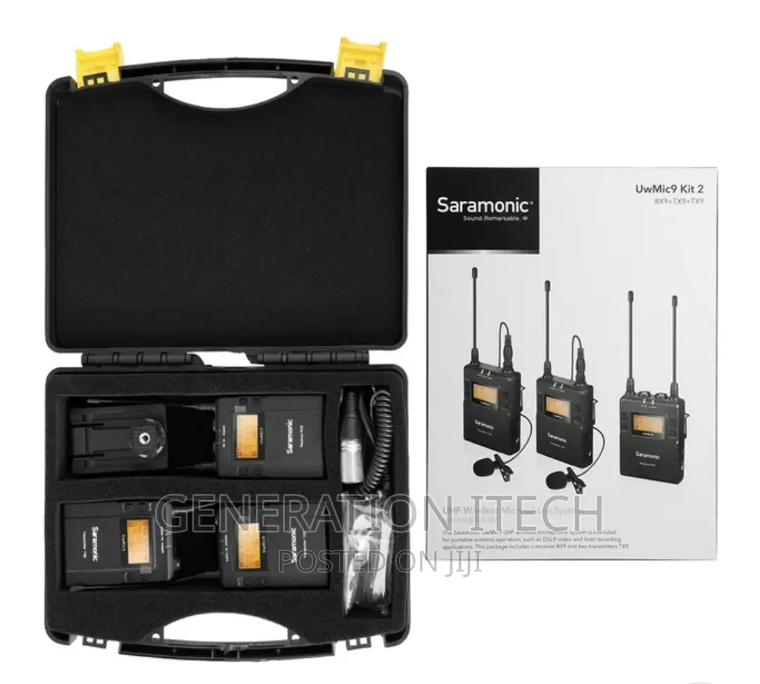 Seramonic UHF Wireless Microphone for Cameras- 2 Transmiters