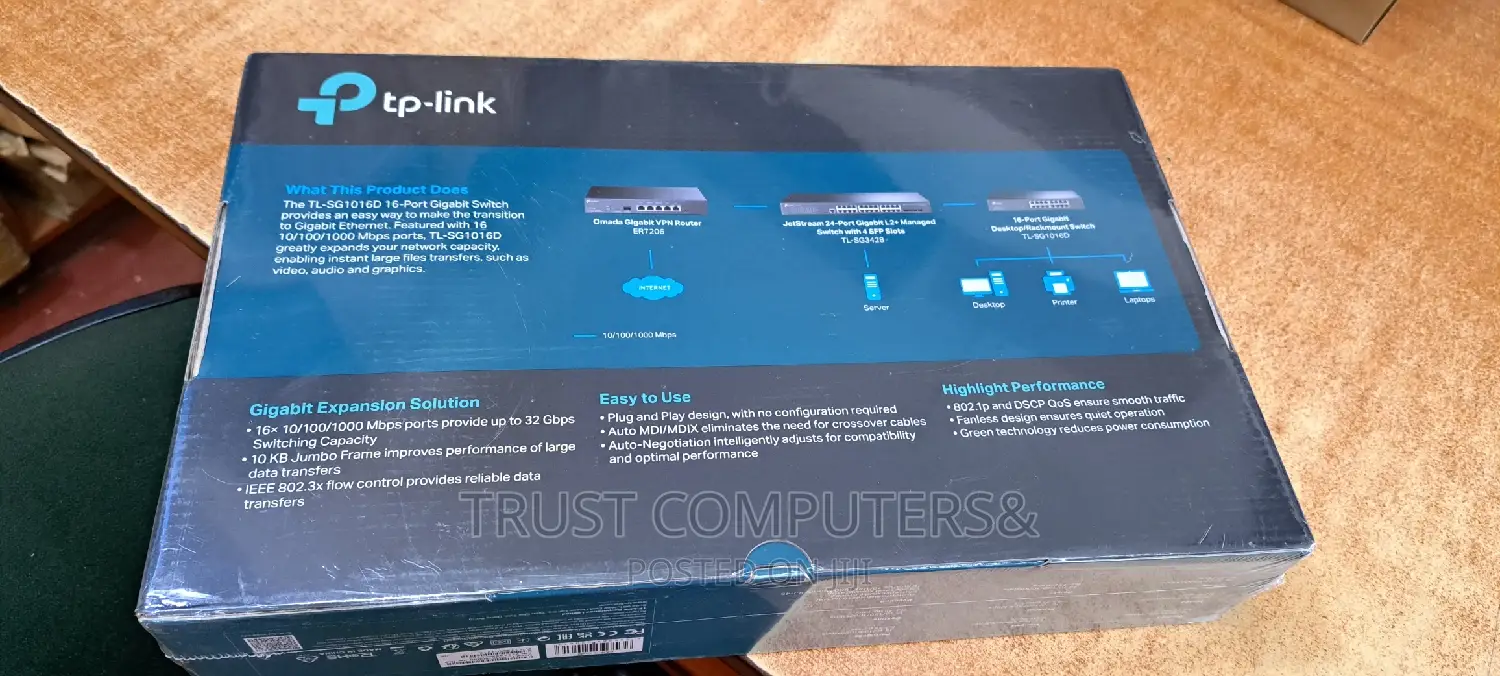 Tp-Link 16port Gigabit Switch TL-SG1016D