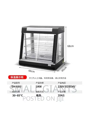 Commercial Glass Tabletop Food Display Warmer