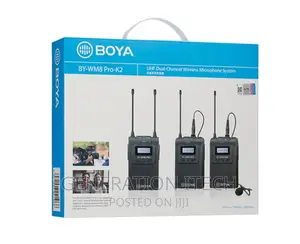 Boya By WM8 Pro UHF Dual Wireless Microphone
