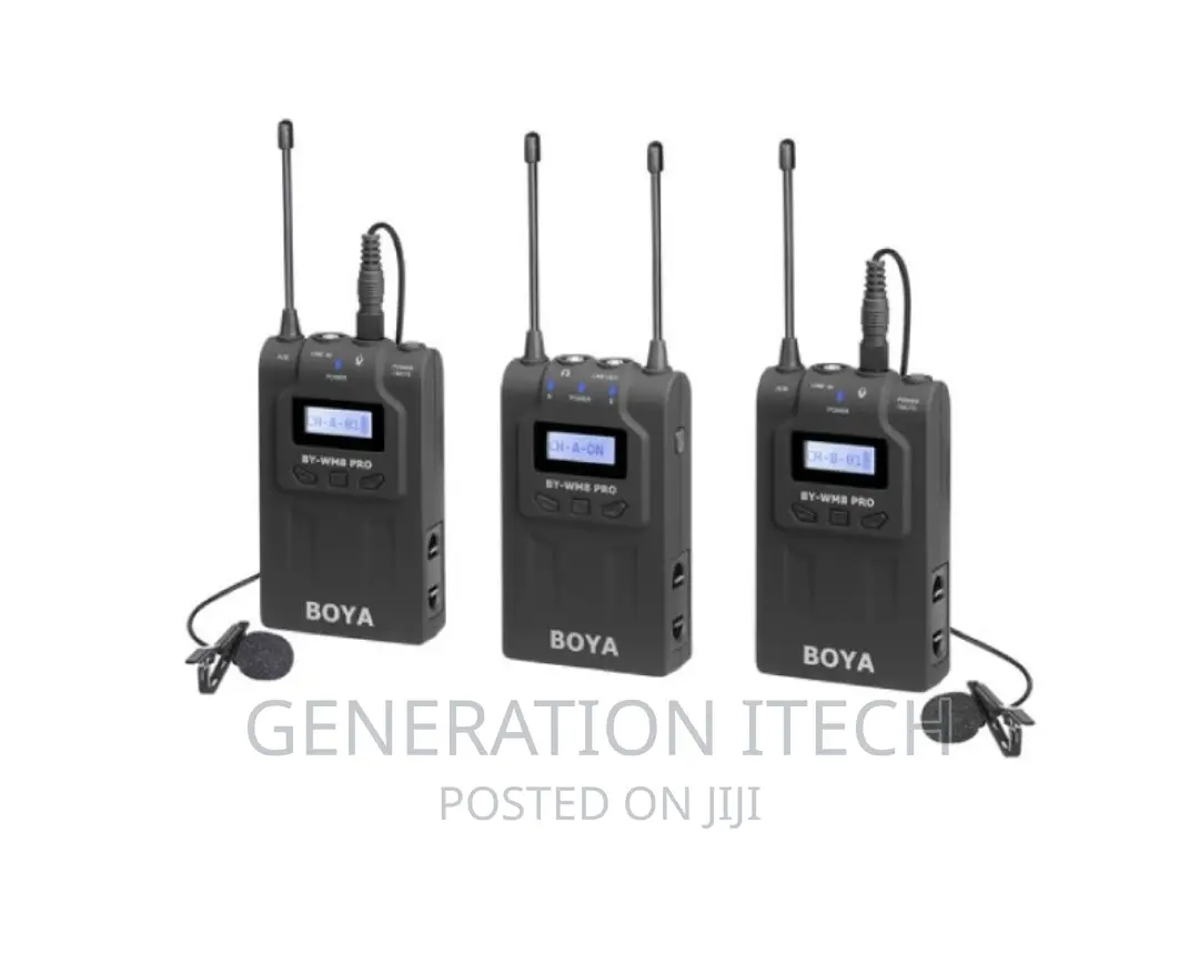 Boya By WM8 Pro UHF Dual Wireless Microphone