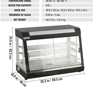 37kg Stainless Steel Electric Food Warmer Display