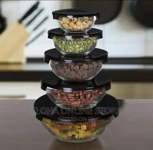 New 5 PCS Glass Bowls