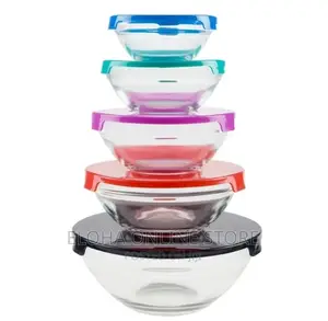 New 5 PCS Glass Bowls