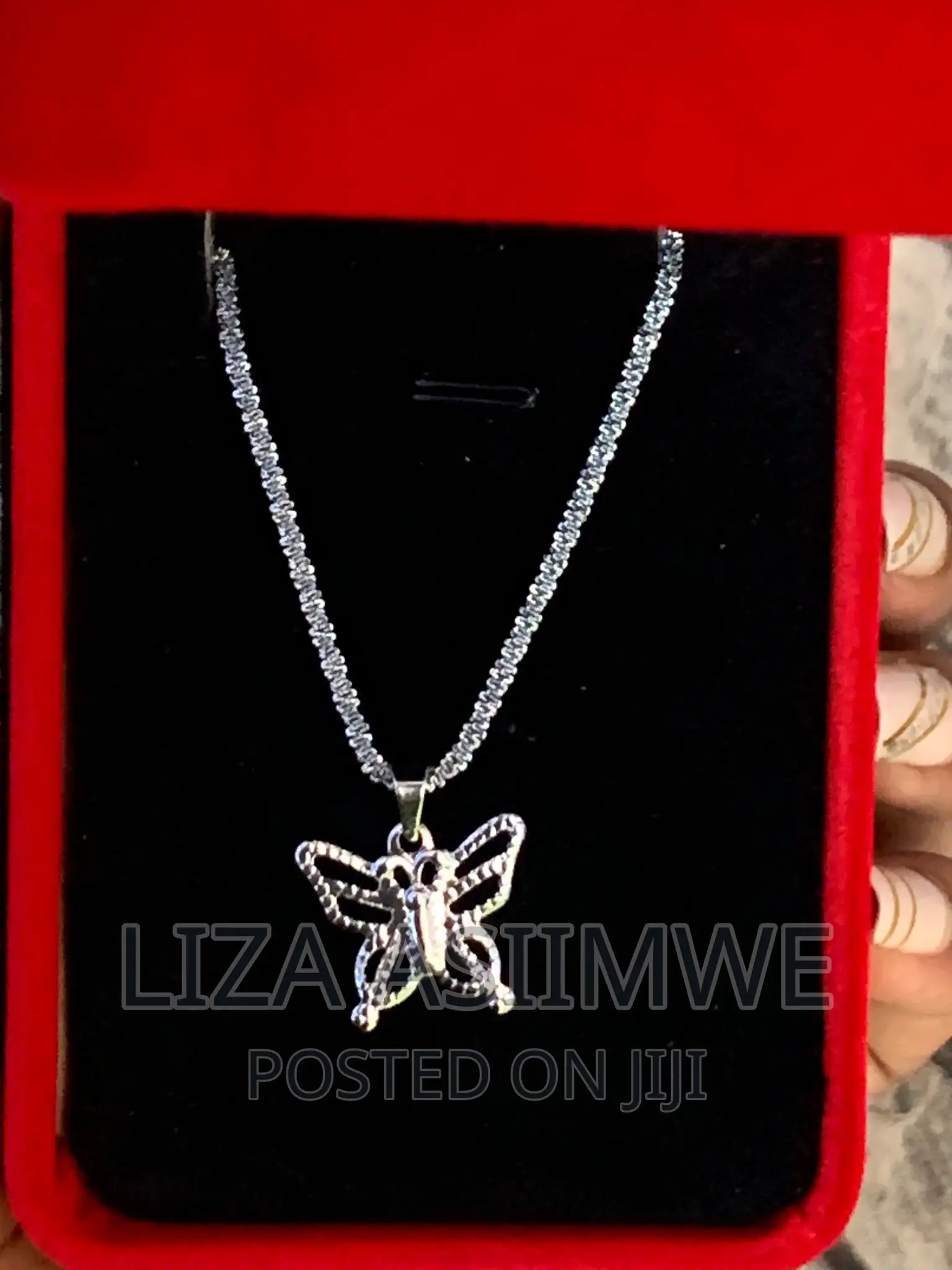Simple Lady’S Butterfly Necklace