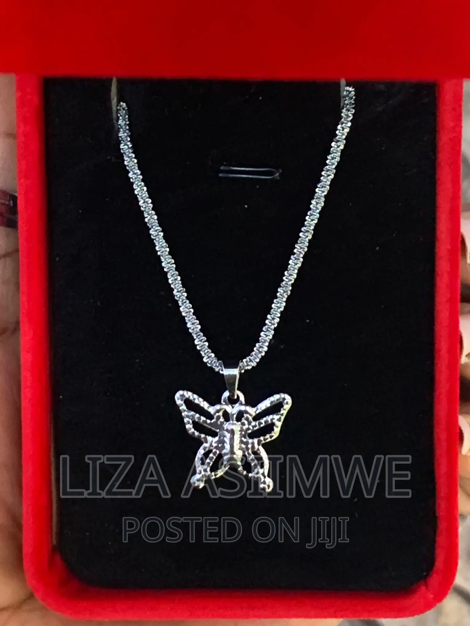 Simple Lady’S Butterfly Necklace