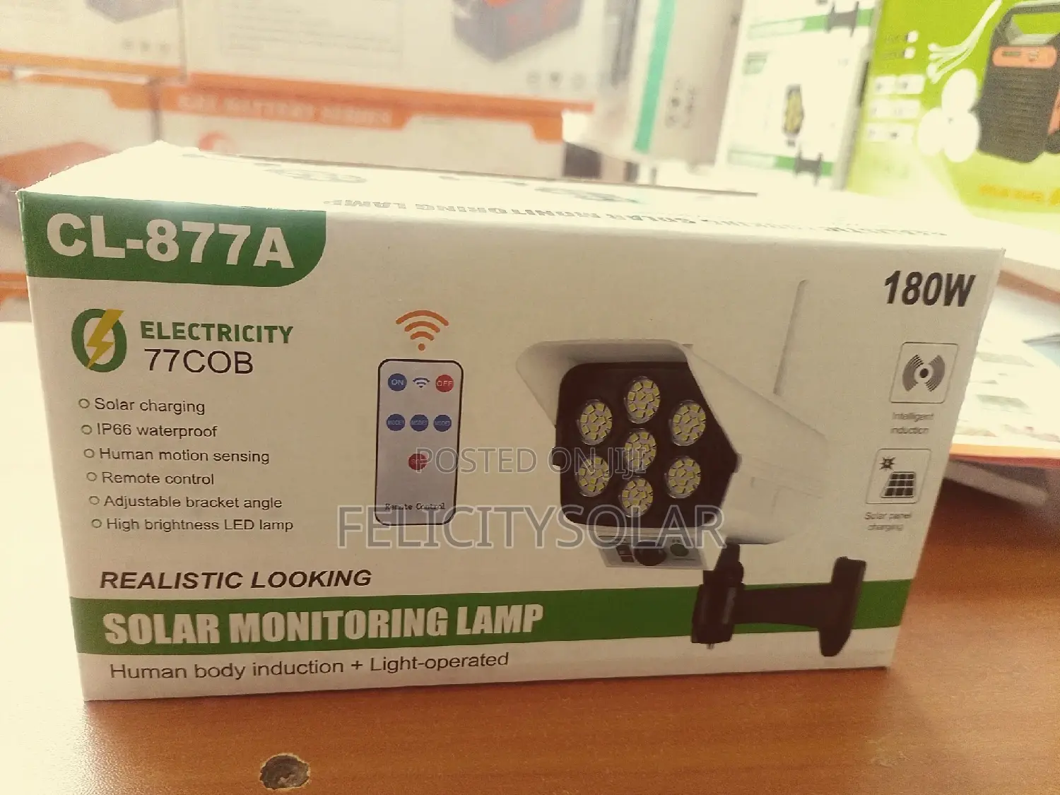 Motion Sensor Monitoring Lamp 180w