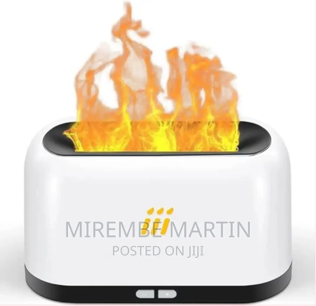 Oil Diffuser With Flame Light Air Aroma Humidifier
