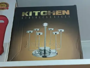 Rotating Stainless Glass Holder