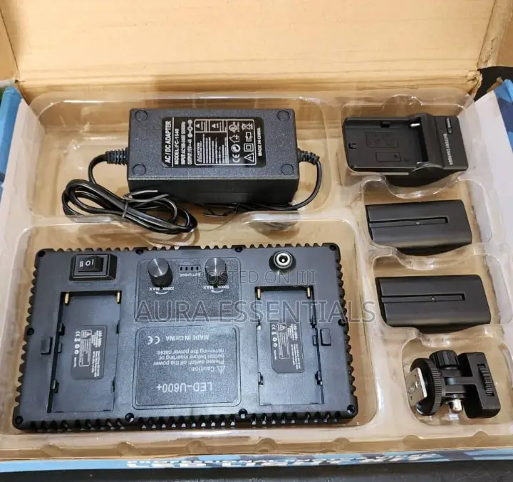 Professional Photo and Video Rechargeable LED Light Kit