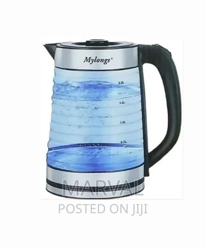 Mylongs Electric 2.2L BPA Free Glass Kettle Cordless