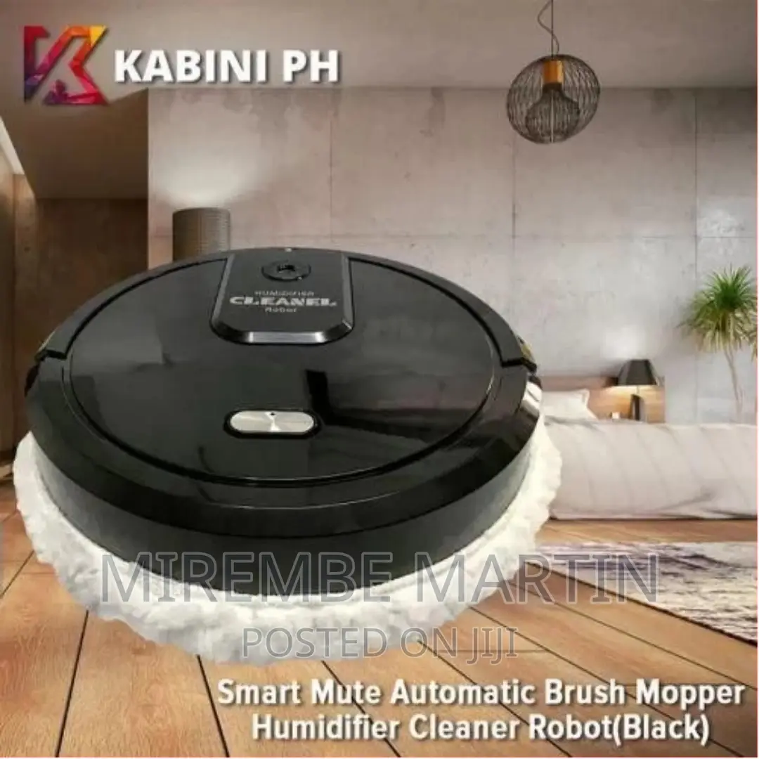 Smart Mute Automatic Brush Mopper Humidifier Cleanel Robot,