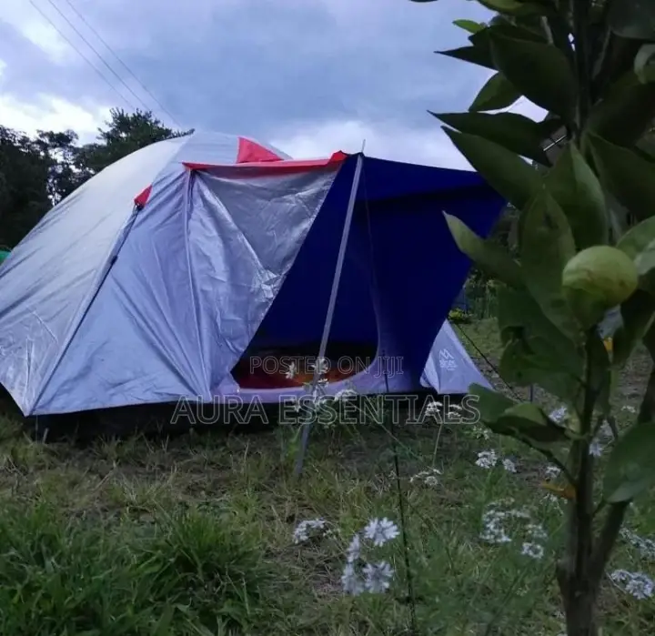 New Heavy Waterproof 4 People Camping Tent