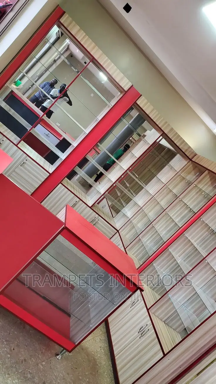 Pharmacy Partions and Glass Shelves