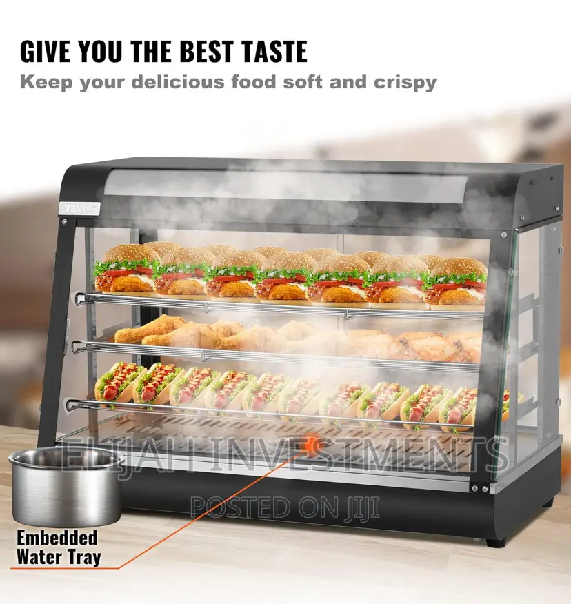 37kg Stainless Steel Electric Food Warmer Display