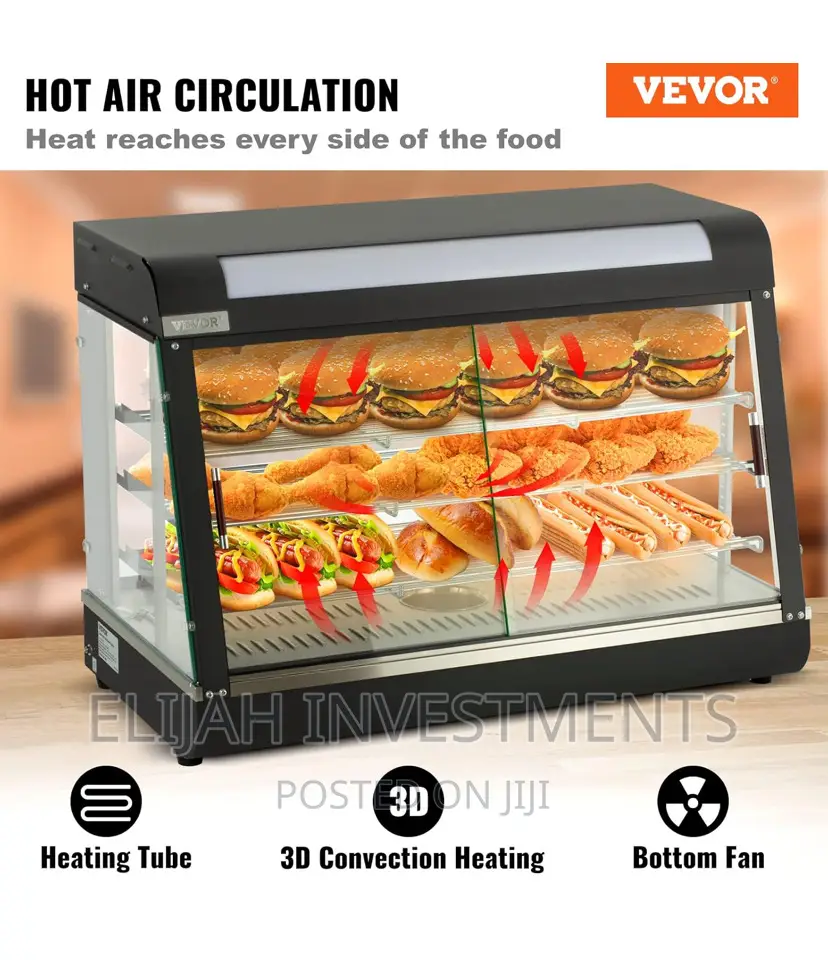 37kg Stainless Steel Electric Food Warmer Display