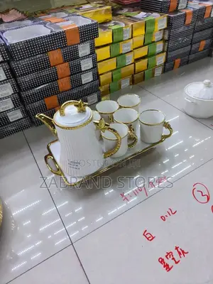 Cups and Tea Kettle Set