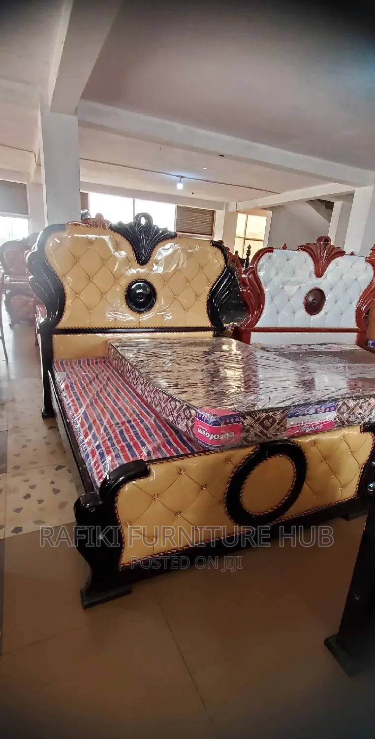 Royal Bed / Fabric Bed / 5by6 / Wooden Bed / Best Furniture