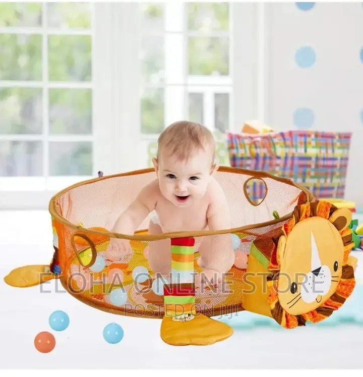 3 in 1 Baby Play Gym With 4 Hanging Toys and Balls