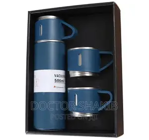 Stainless Steel Thermos Water Bottle Adult Gift Set