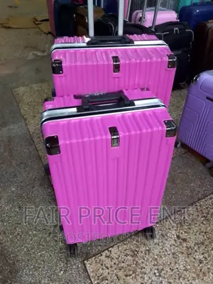 Vip Noble Class Plastic Suitcase. Medium.( Pink)